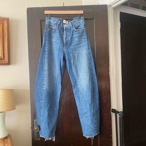 Agolde Luna high rise taper jean